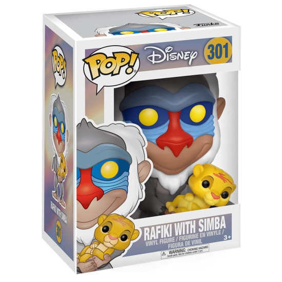 Funko Pop! Vinyl Rafiki with Simba Disney The Lion King
